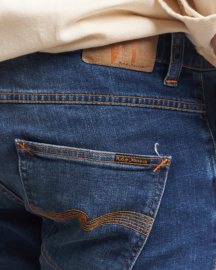 Hombres | Vaqueros | Nudie Jeans | Grim Tim Jeans Indigo Myth