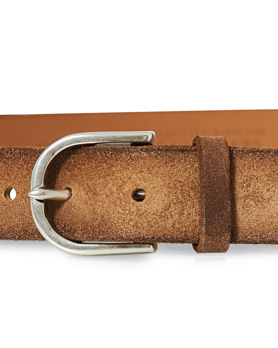 Hombres | Orciani Handmade Suede Belt 3 cm Sabbia | Orciani | Handmade Suede Belt 3 cm Sabbia