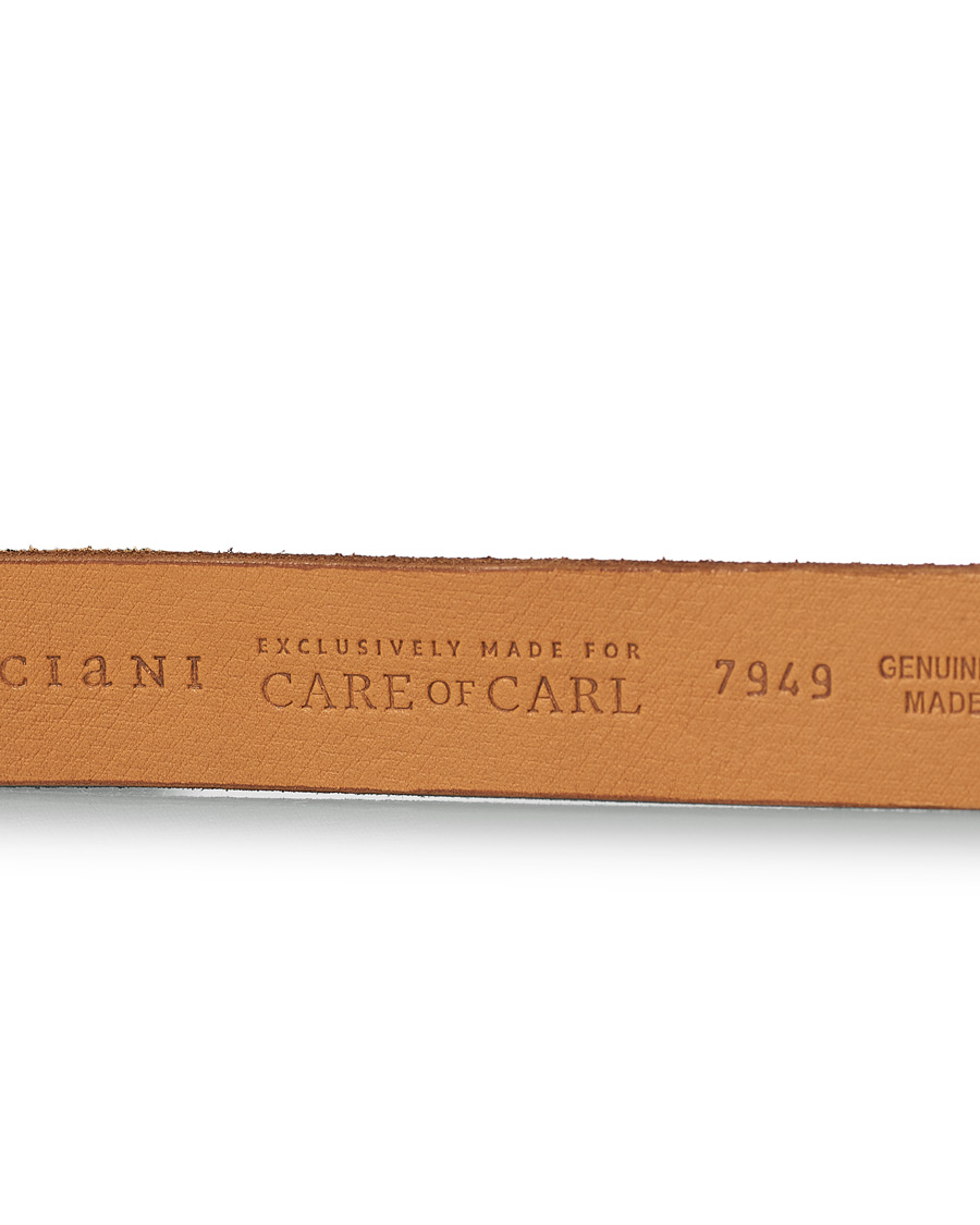 Hombres | Orciani Handmade Suede Belt 3 cm Sabbia | Orciani | Handmade Suede Belt 3 cm Sabbia