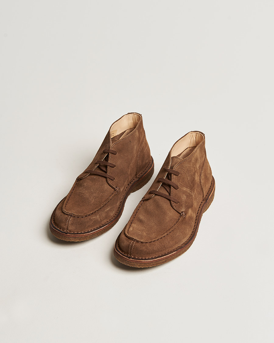 Hombres | Zapatos de ante | Astorflex | Dukeflex Chukka Boot Dark Khaki Suede