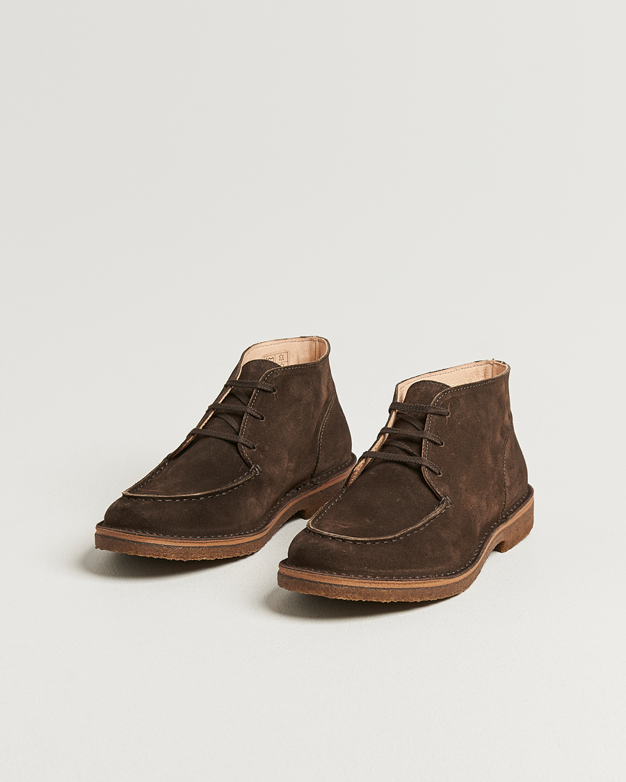 Hombres | Botas | Astorflex | Deukeflex Chukka Boot Dark Brown Suede