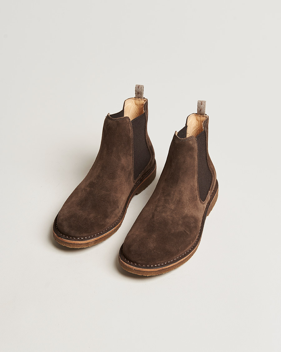 Hombres | Botas | Astorflex | Bitflex Chelsea Boot Dark Brown Suede