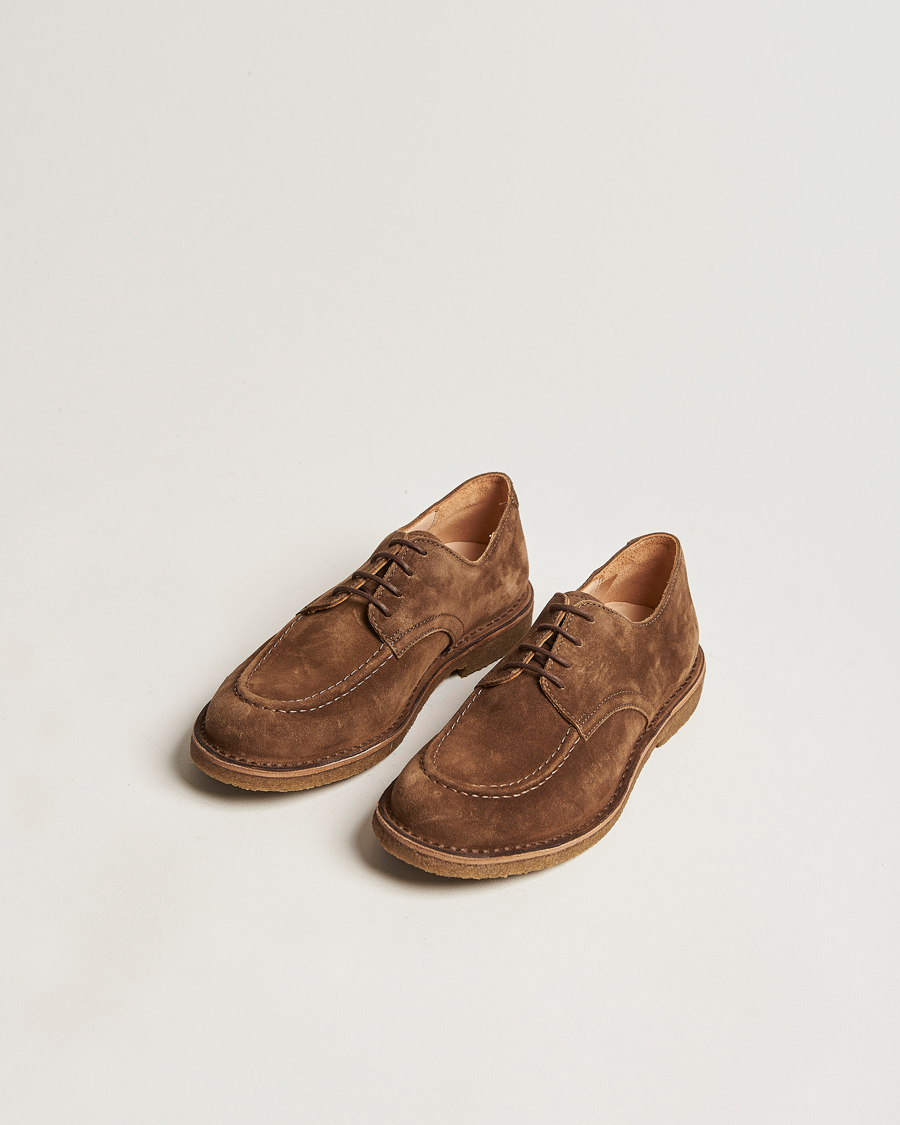 Hombres | Zapatos derby | Astorflex | Carlflex Derby Dark Khaki Suede