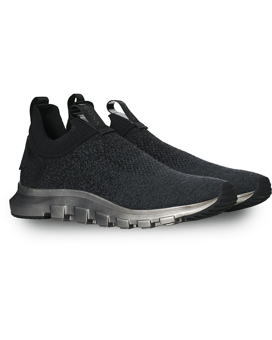 Hombres | Z Zegna Techmerino Sock Sneaker Dark Blue | Z Zegna | Techmerino Sock Sneaker Dark Blue