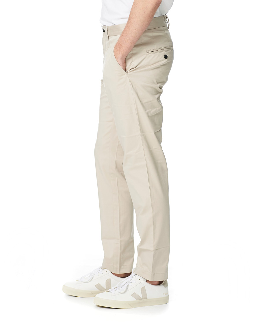 Hombres | Pantalones | J.Lindeberg | Chaze Super Satin Strech Chinos Sand Grey