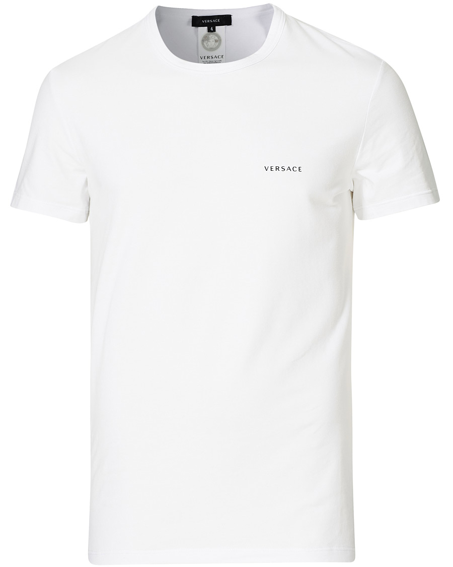 Hombres | Camisetas | Versace | Logo Tee White