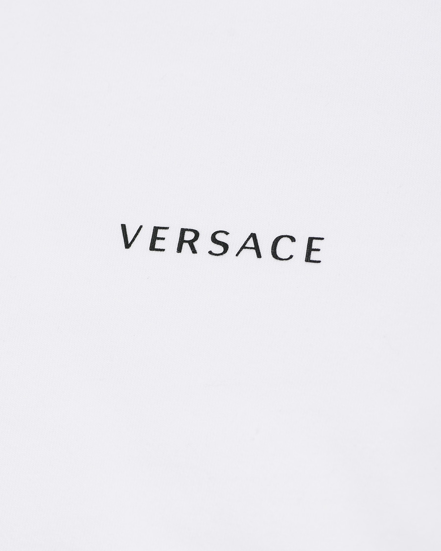 Hombres | Camisetas | Versace | Logo Tee White