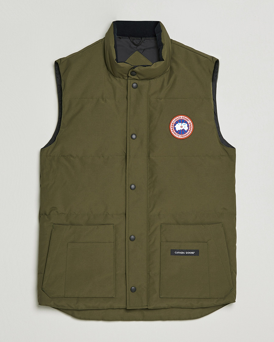 Hombres | Chalecos | Canada Goose | Freestyle Crew Vest Military