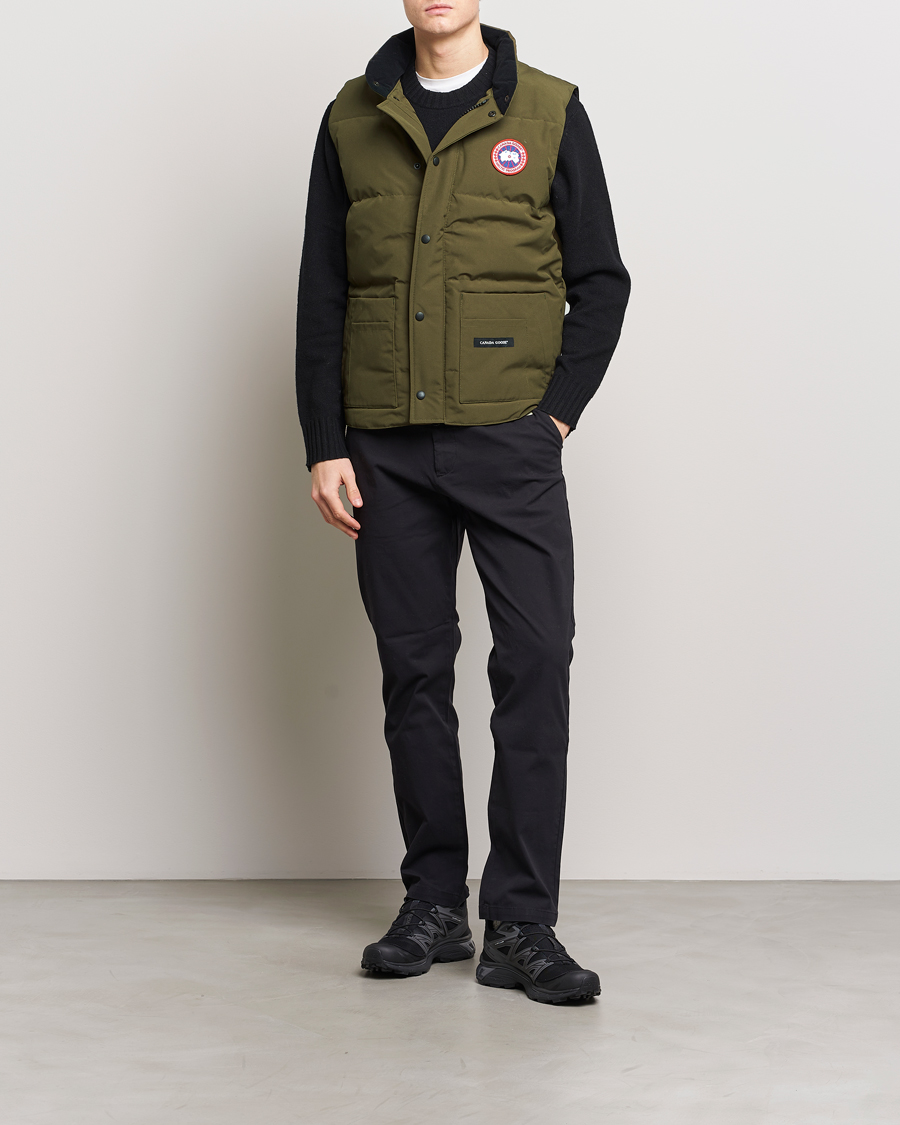 Hombres | Chalecos | Canada Goose | Freestyle Crew Vest Military