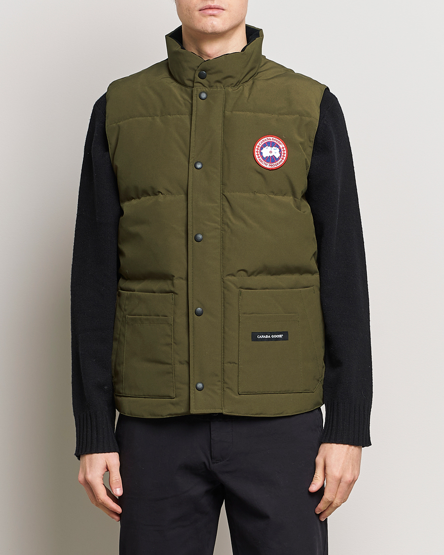 Hombres | Chalecos | Canada Goose | Freestyle Crew Vest Military