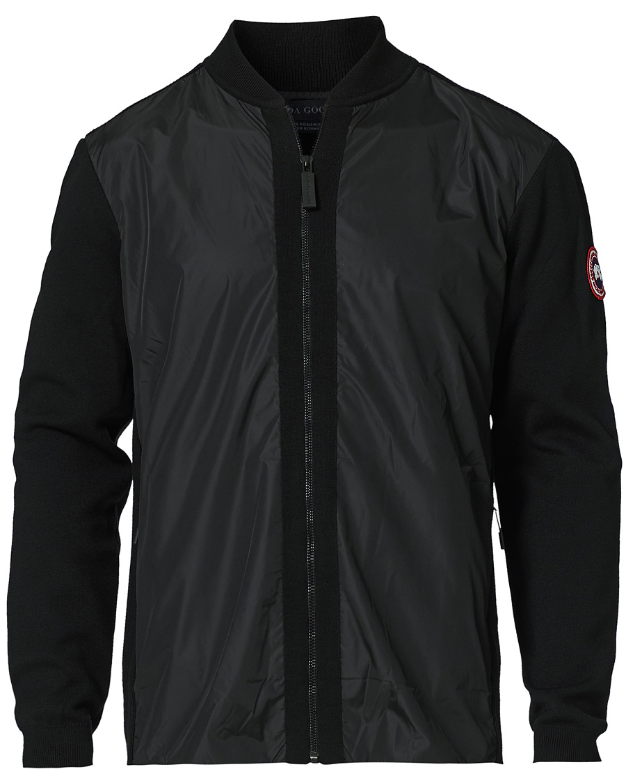 Hombres | Jerséis y prendas de punto | Canada Goose | Windbridge Full Zip Sweater Black