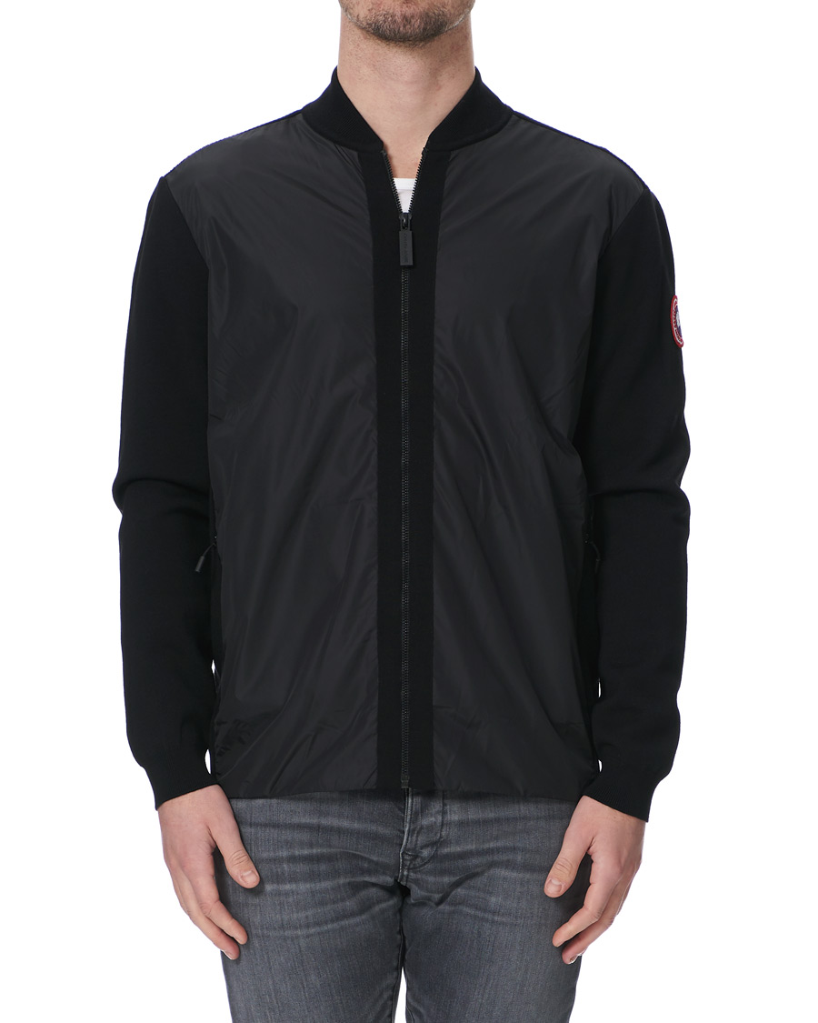 Hombres | Jerséis y prendas de punto | Canada Goose | Windbridge Full Zip Sweater Black