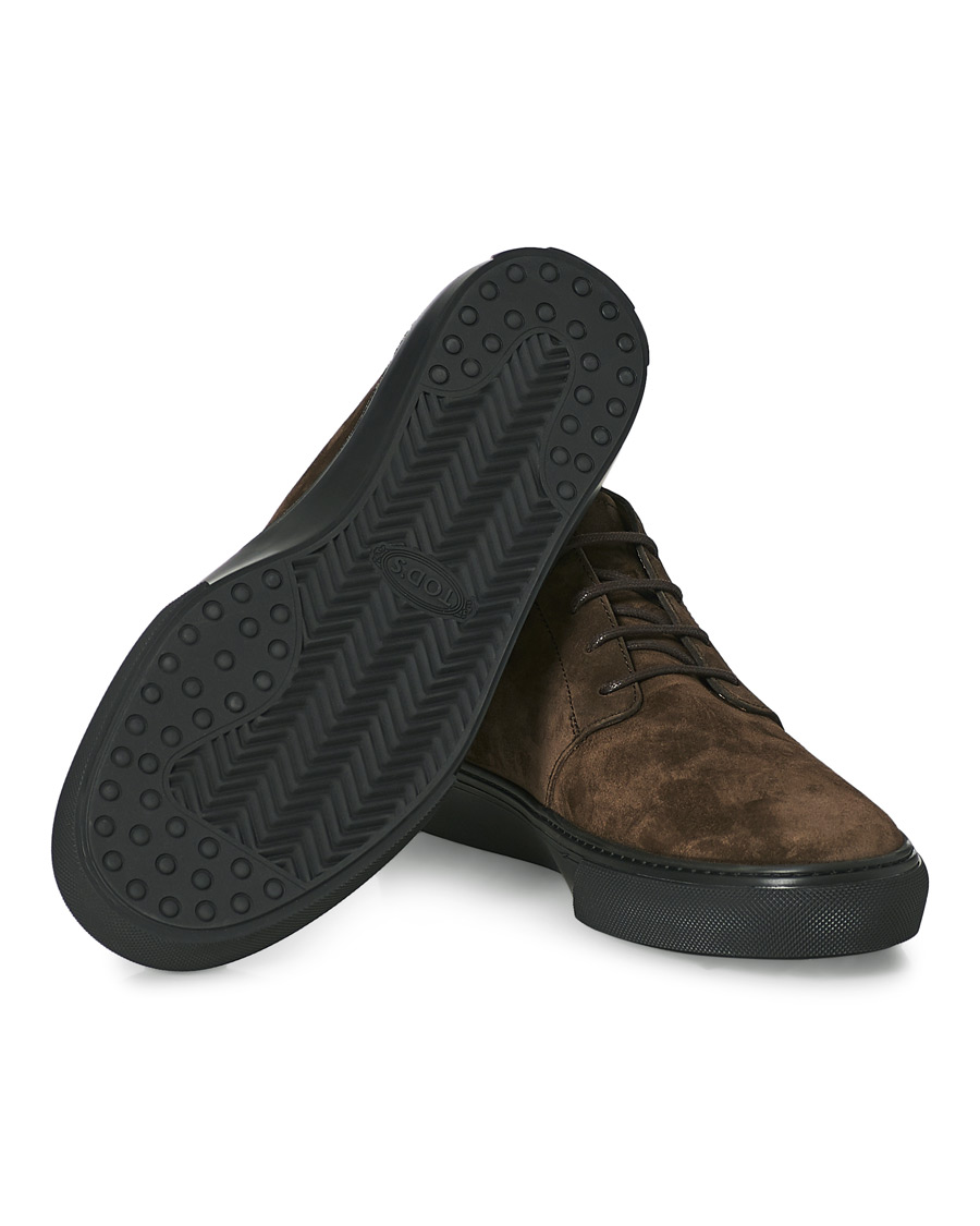 Hombres | Tod's Casetta Chukka Boots Dark Brown Suede | Tod's | Casetta Chukka Boots Dark Brown Suede