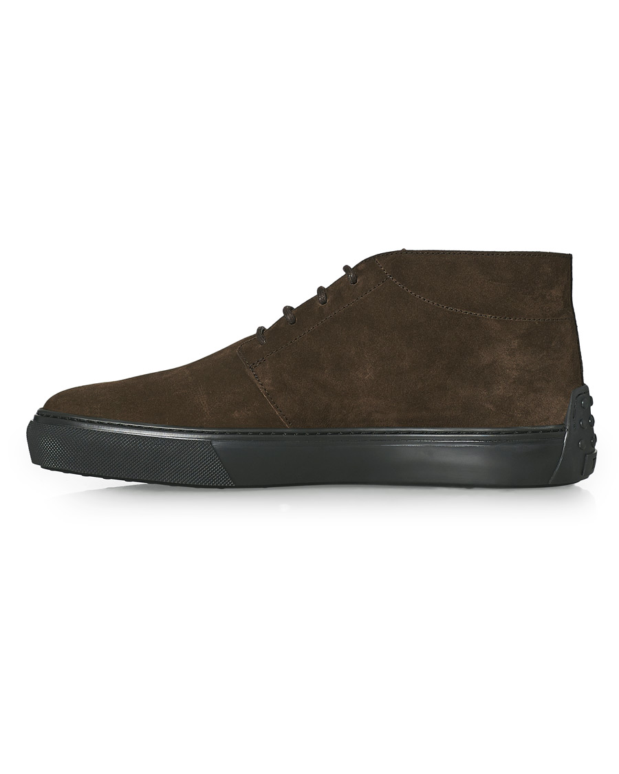 Hombres | Tod's Casetta Chukka Boots Dark Brown Suede | Tod's | Casetta Chukka Boots Dark Brown Suede