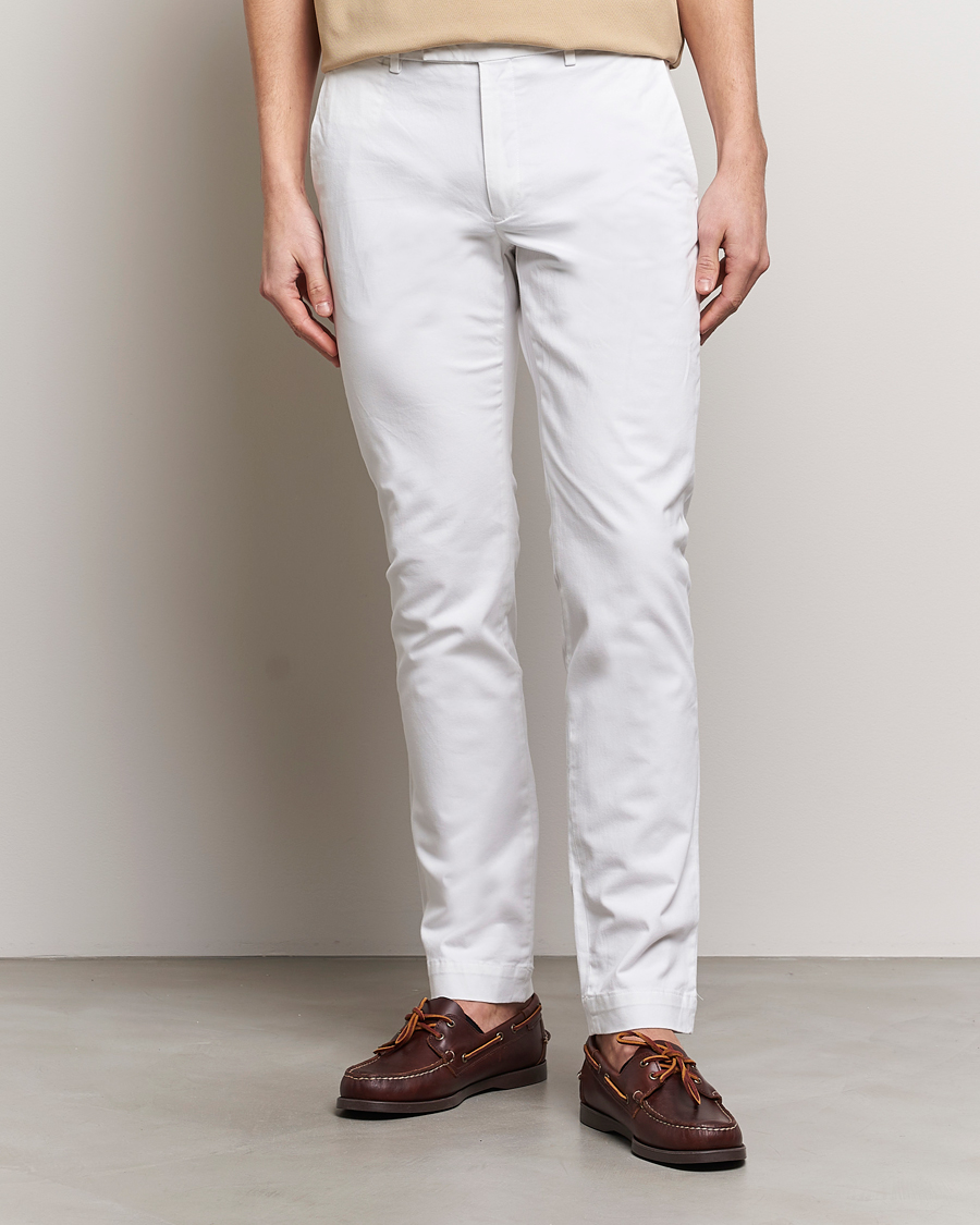 Hombres | Chinos | Polo Ralph Lauren | Slim Fit Stretch Chinos White
