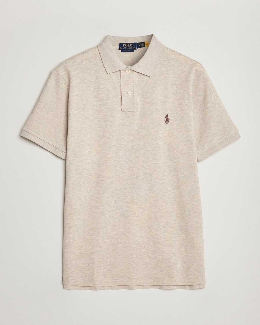 Hombres | Polos | Polo Ralph Lauren | Custom Slim Fit Polo Expedition Dune Heather