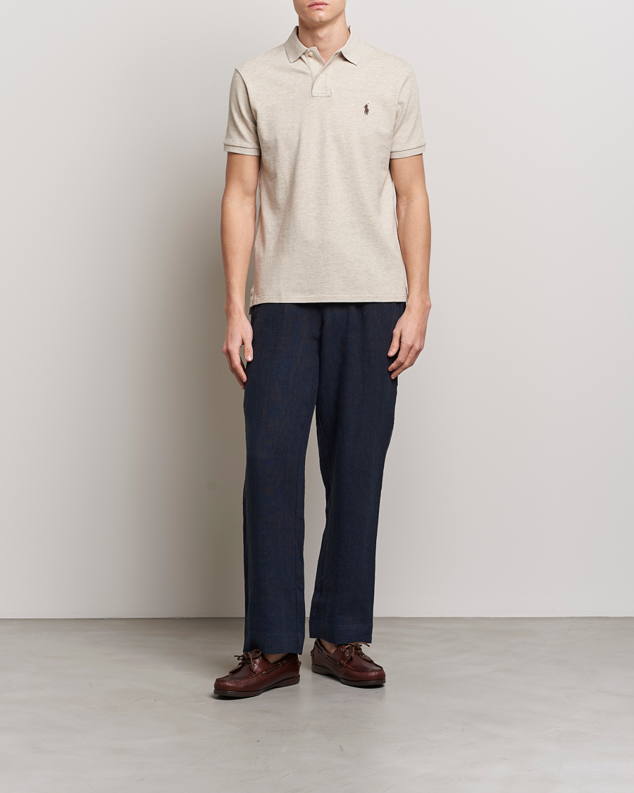 Hombres | Polos | Polo Ralph Lauren | Custom Slim Fit Polo Expedition Dune Heather