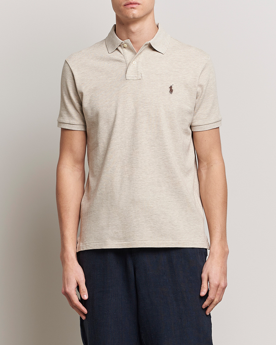 Hombres | Polos | Polo Ralph Lauren | Custom Slim Fit Polo Expedition Dune Heather