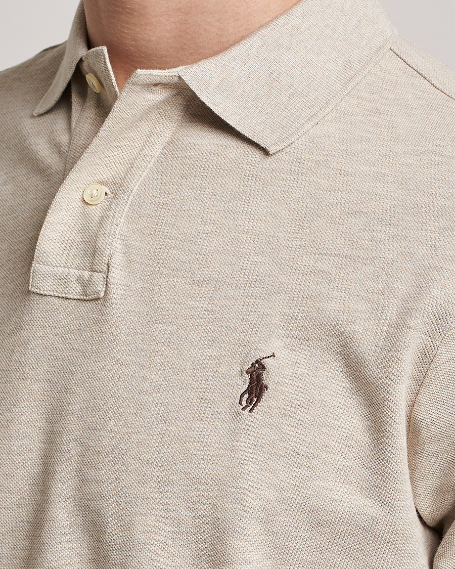 Hombres | Polos | Polo Ralph Lauren | Custom Slim Fit Polo Expedition Dune Heather