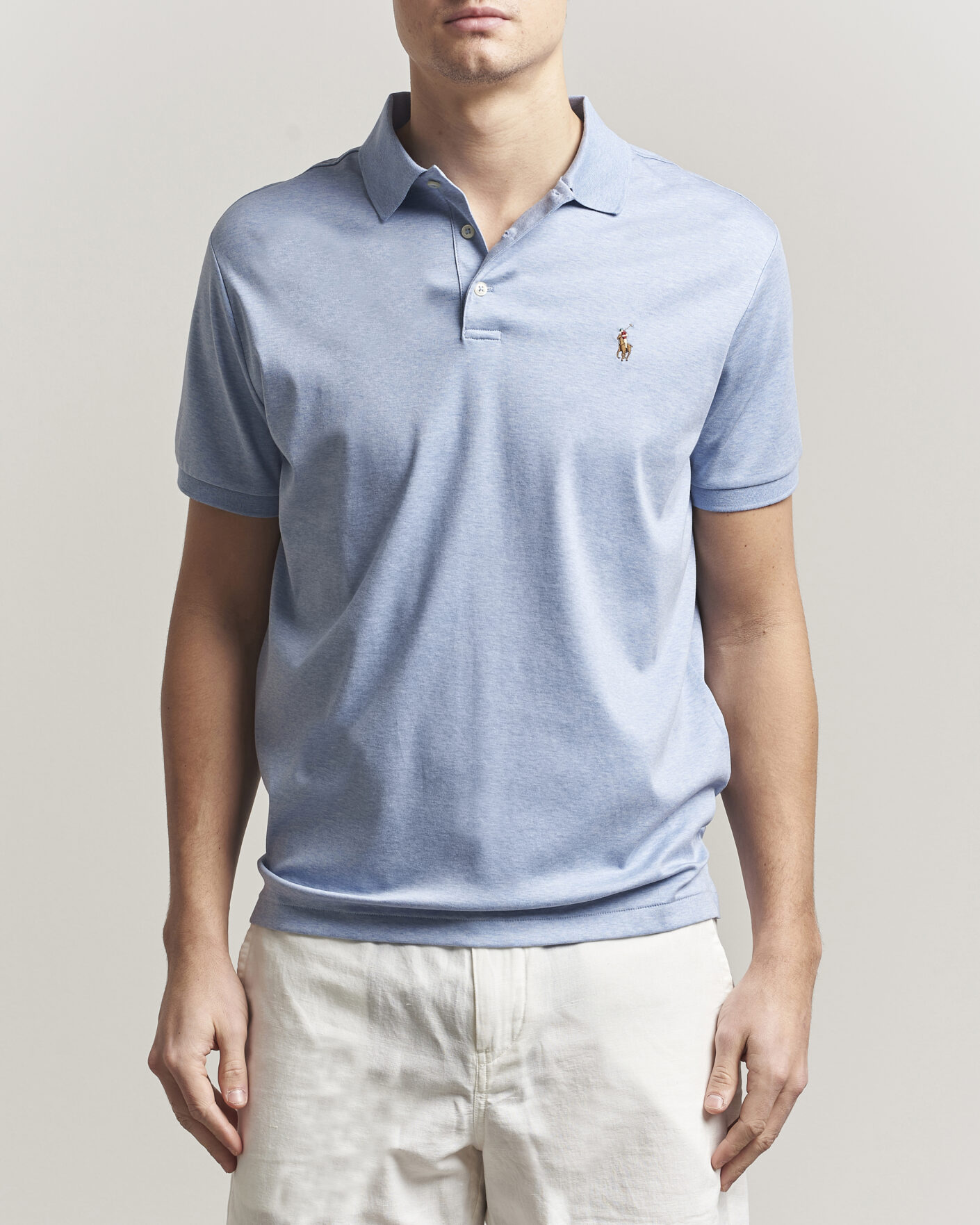 Hombres | Polos | Polo Ralph Lauren | Luxury Pima Cotton Polo Jamaica Heather