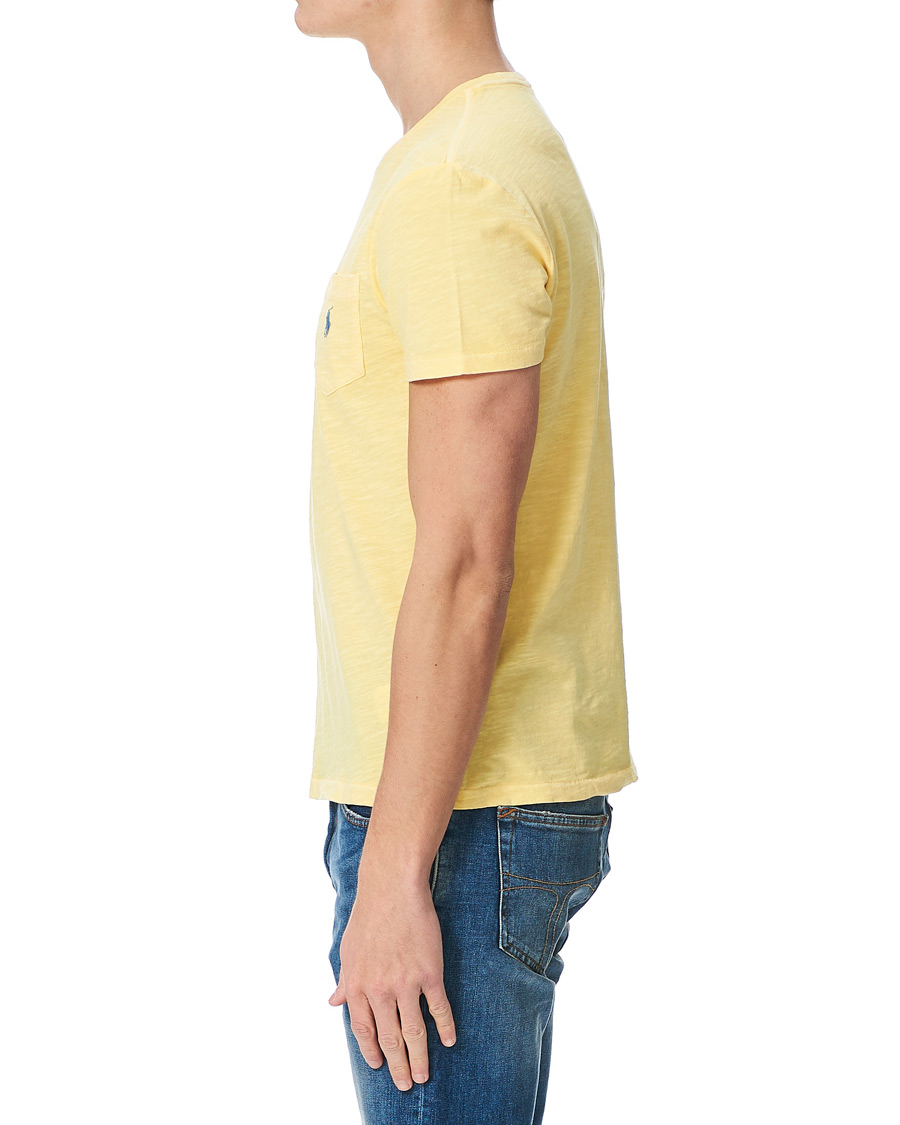 Hombres | Camisetas | Polo Ralph Lauren | Washed Crew Neck Pocket Tee Empire Yellow