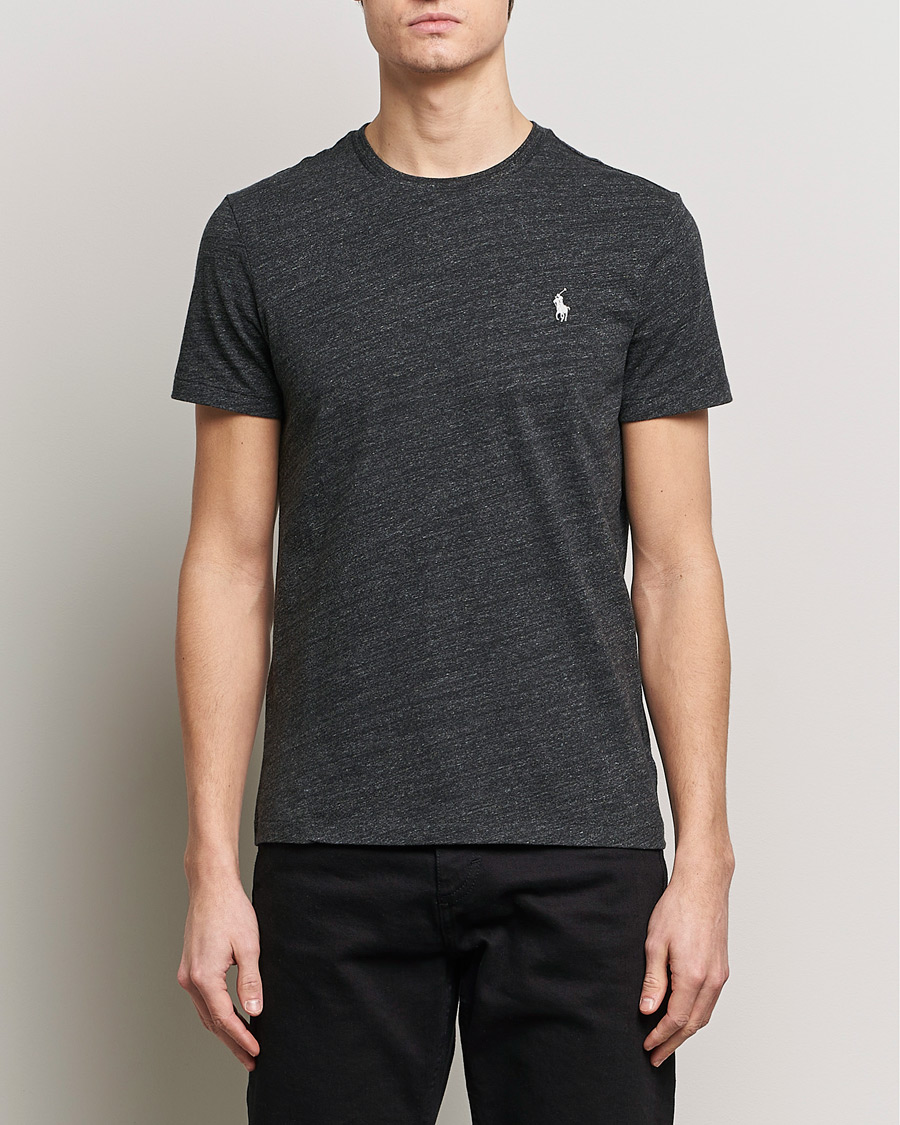 Hombres | Camisetas | Polo Ralph Lauren | Crew Neck T-Shirt Black Marl Heather