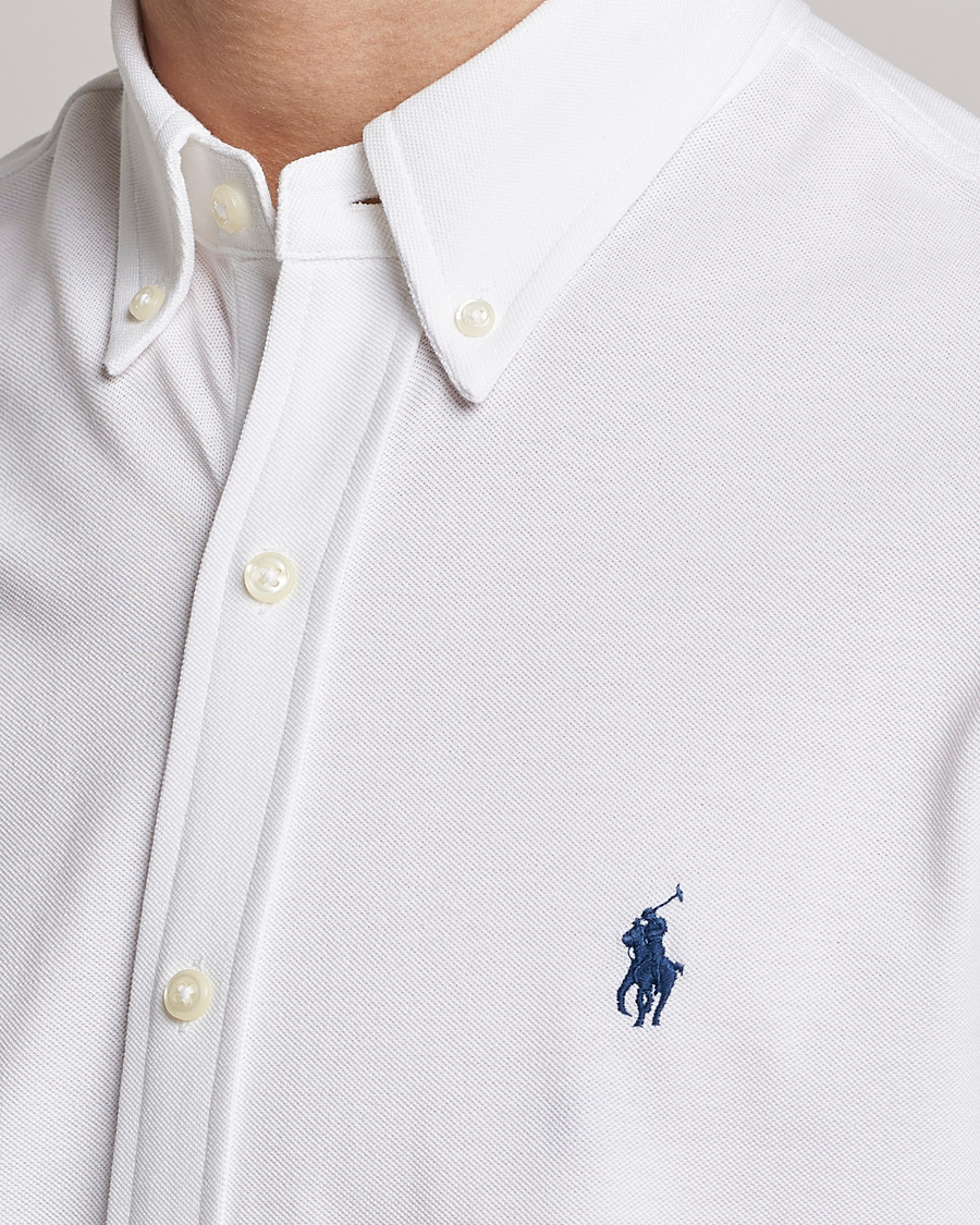 Hombres | Camisas | Polo Ralph Lauren | Featherweight Mesh Short Sleeve Shirt White