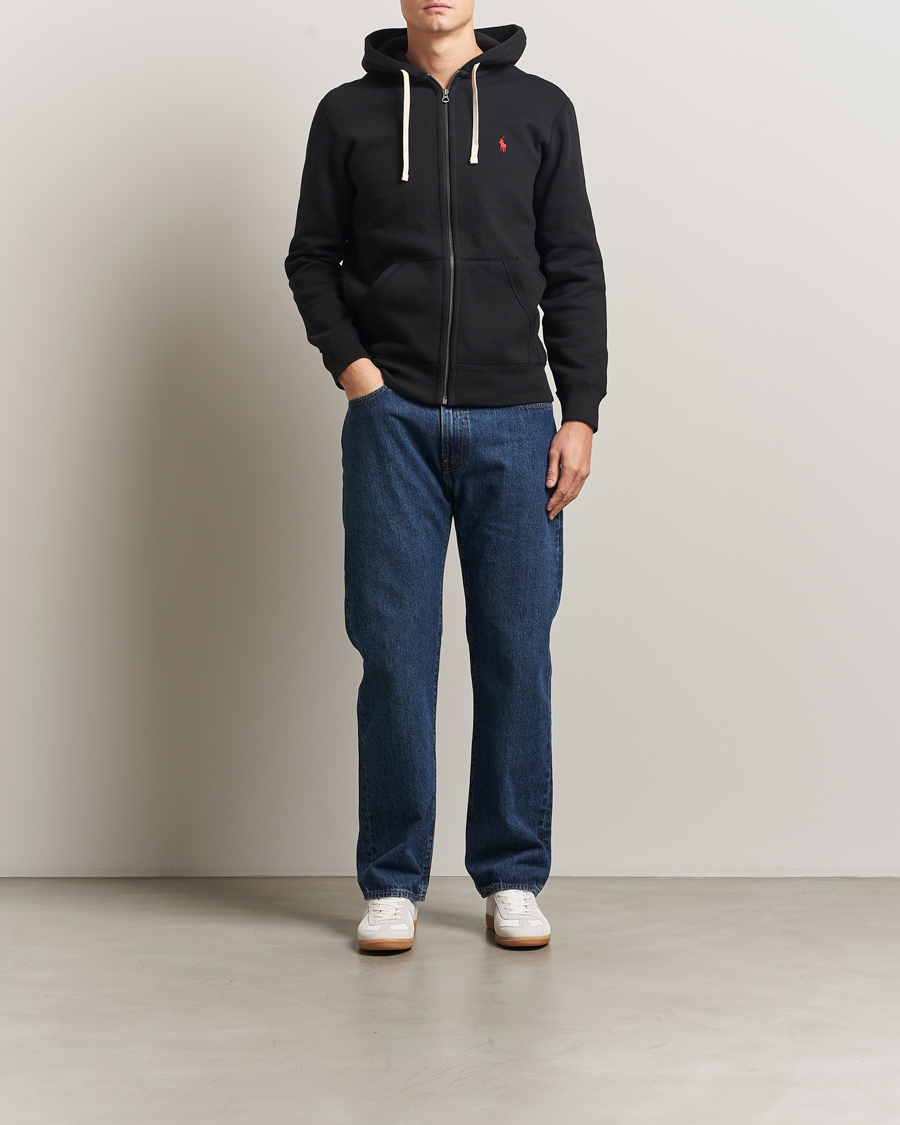 Hombres | Jerséis y prendas de punto | Polo Ralph Lauren | Athletic Fleece Full-Zip Hoodie Polo Black