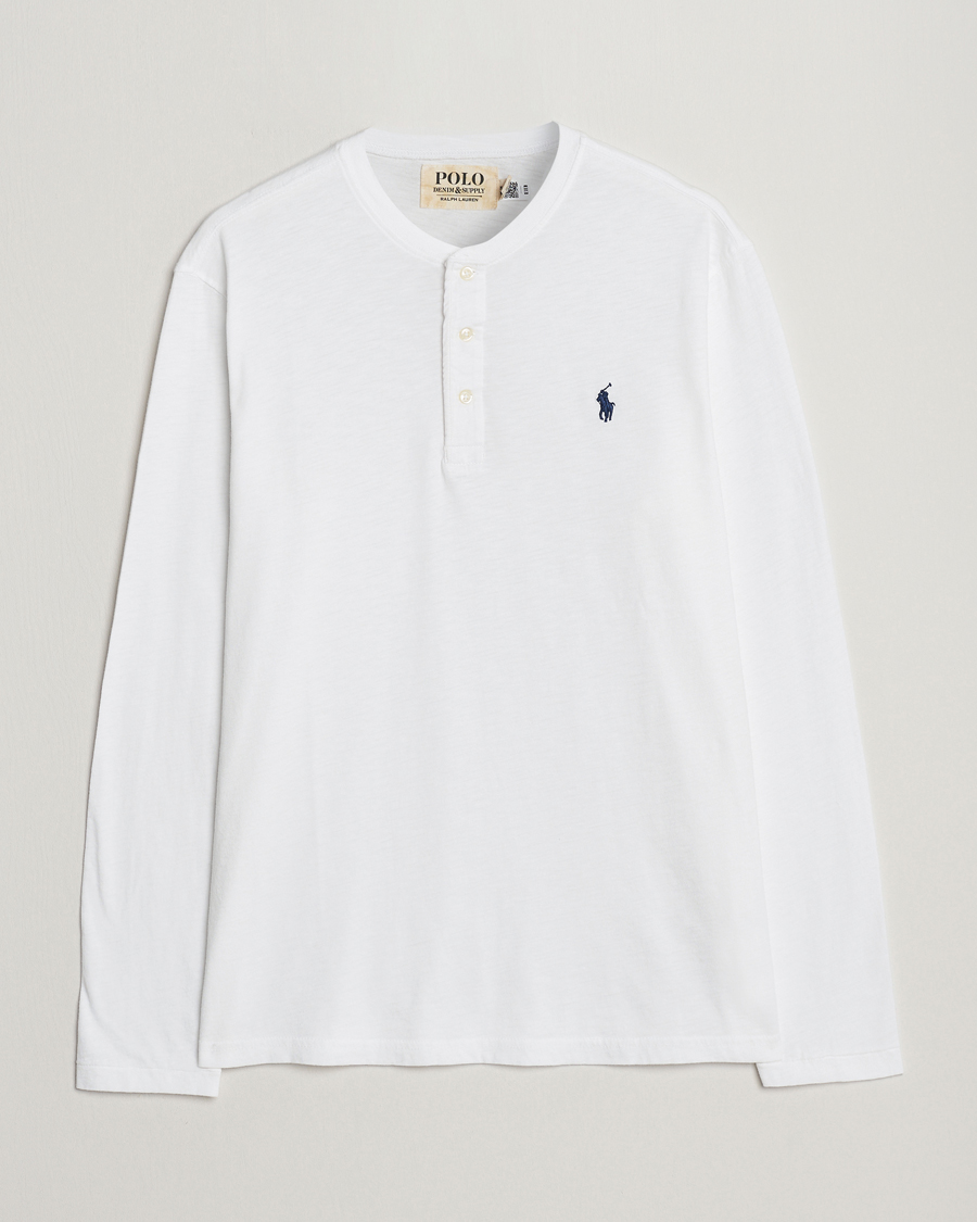 Hombres | Jerséis y prendas de punto | Polo Ralph Lauren | Slub Jersey Henley White