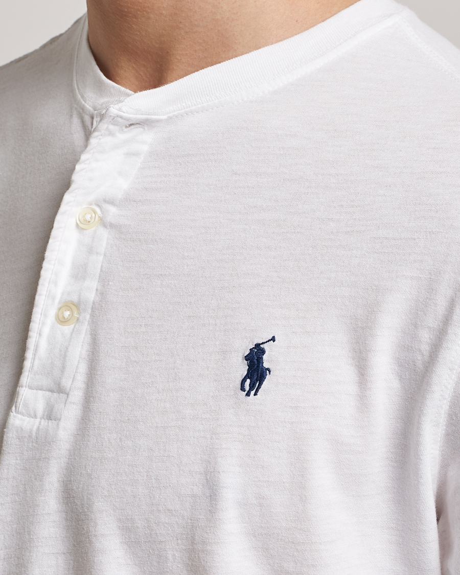 Hombres | Jerséis y prendas de punto | Polo Ralph Lauren | Slub Jersey Henley White