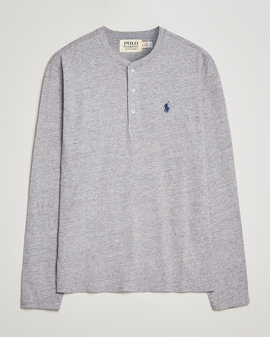 Hombres | Jerséis y prendas de punto | Polo Ralph Lauren | Slub Jersey Henley Dark Vintage Heather