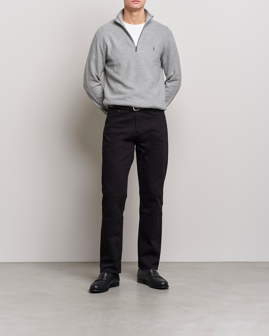 Hombres | Jerséis y prendas de punto | Polo Ralph Lauren | Textured Half-Zip Andover Heather