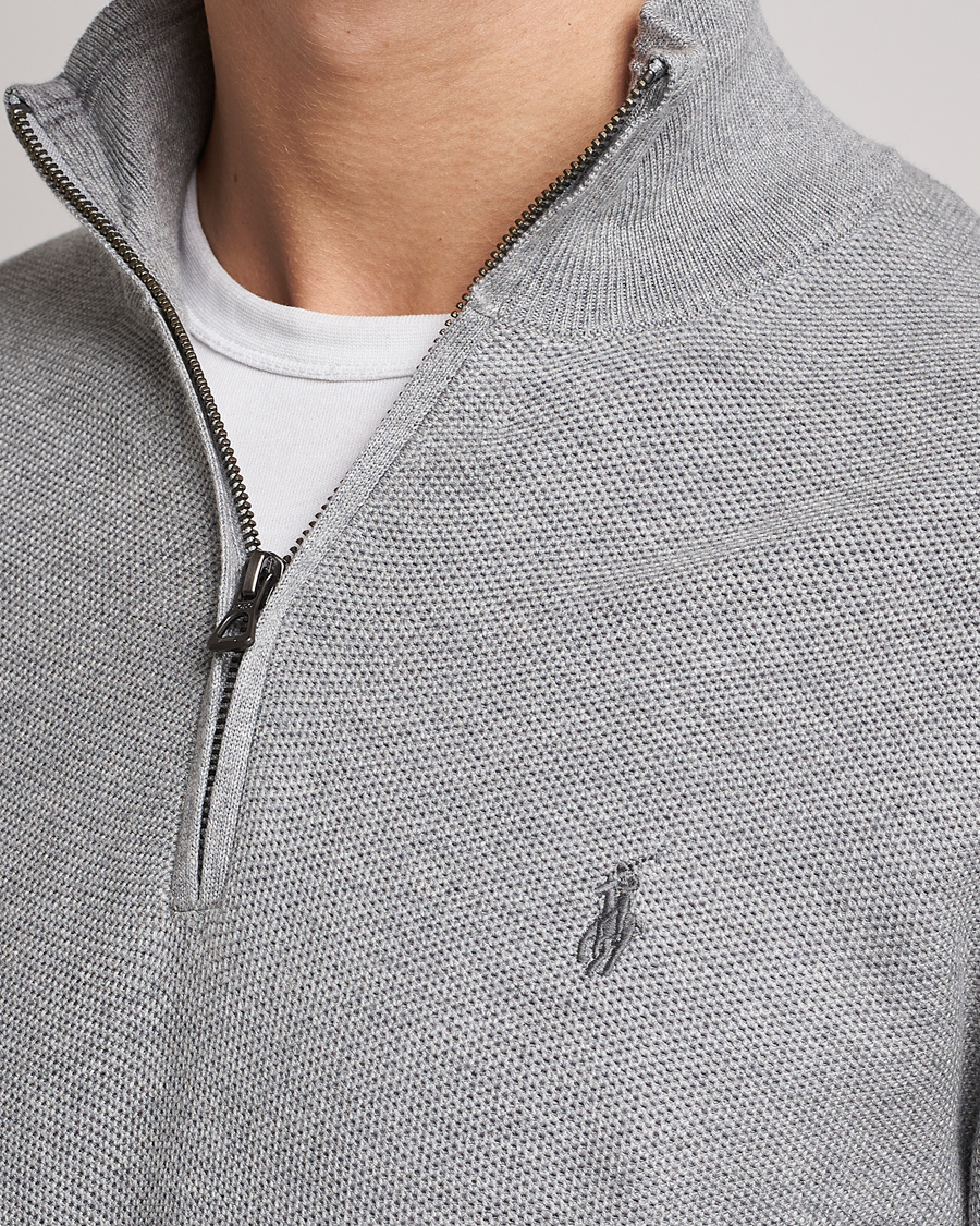 Hombres | Jerséis y prendas de punto | Polo Ralph Lauren | Textured Half-Zip Andover Heather