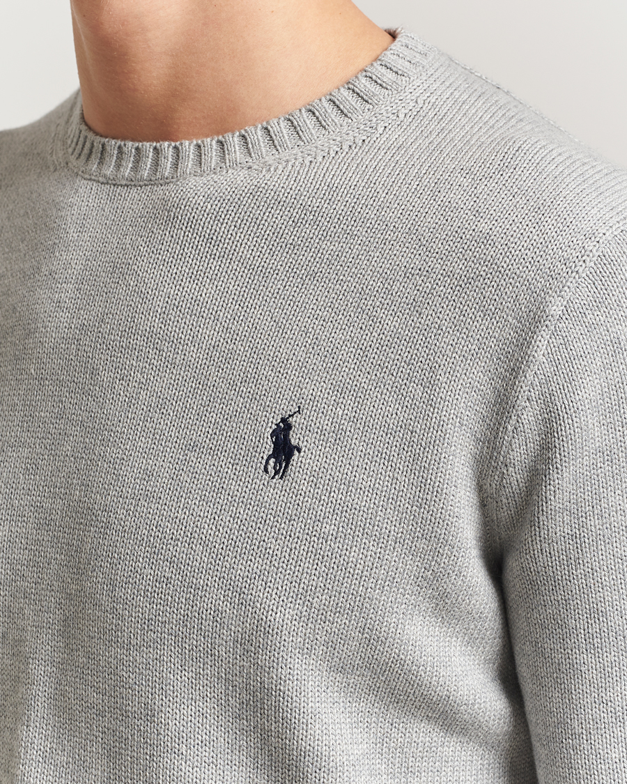 Hombres | Jerséis y prendas de punto | Polo Ralph Lauren | Cotton Crew Neck Sweater Andover Heather