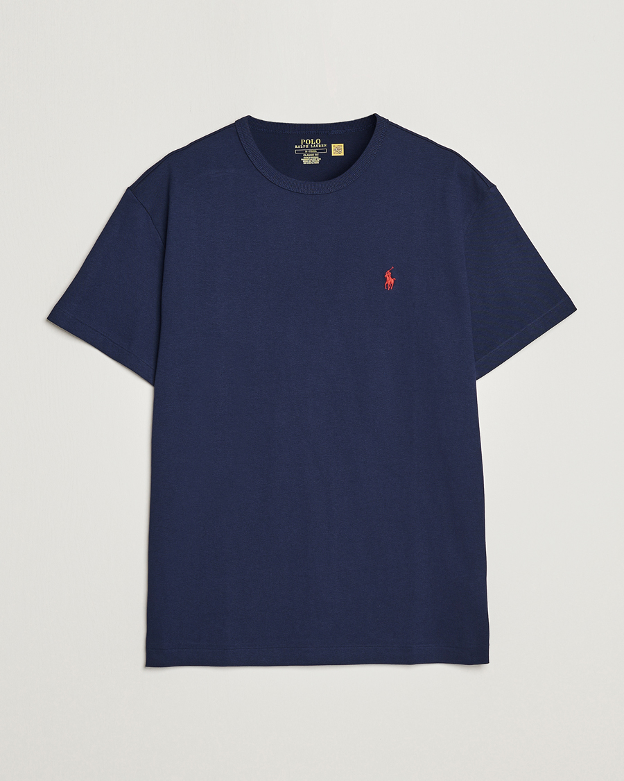 Hombres | Camisetas | Polo Ralph Lauren | Heavyweight Crew Neck T-Shirt Newport Navy