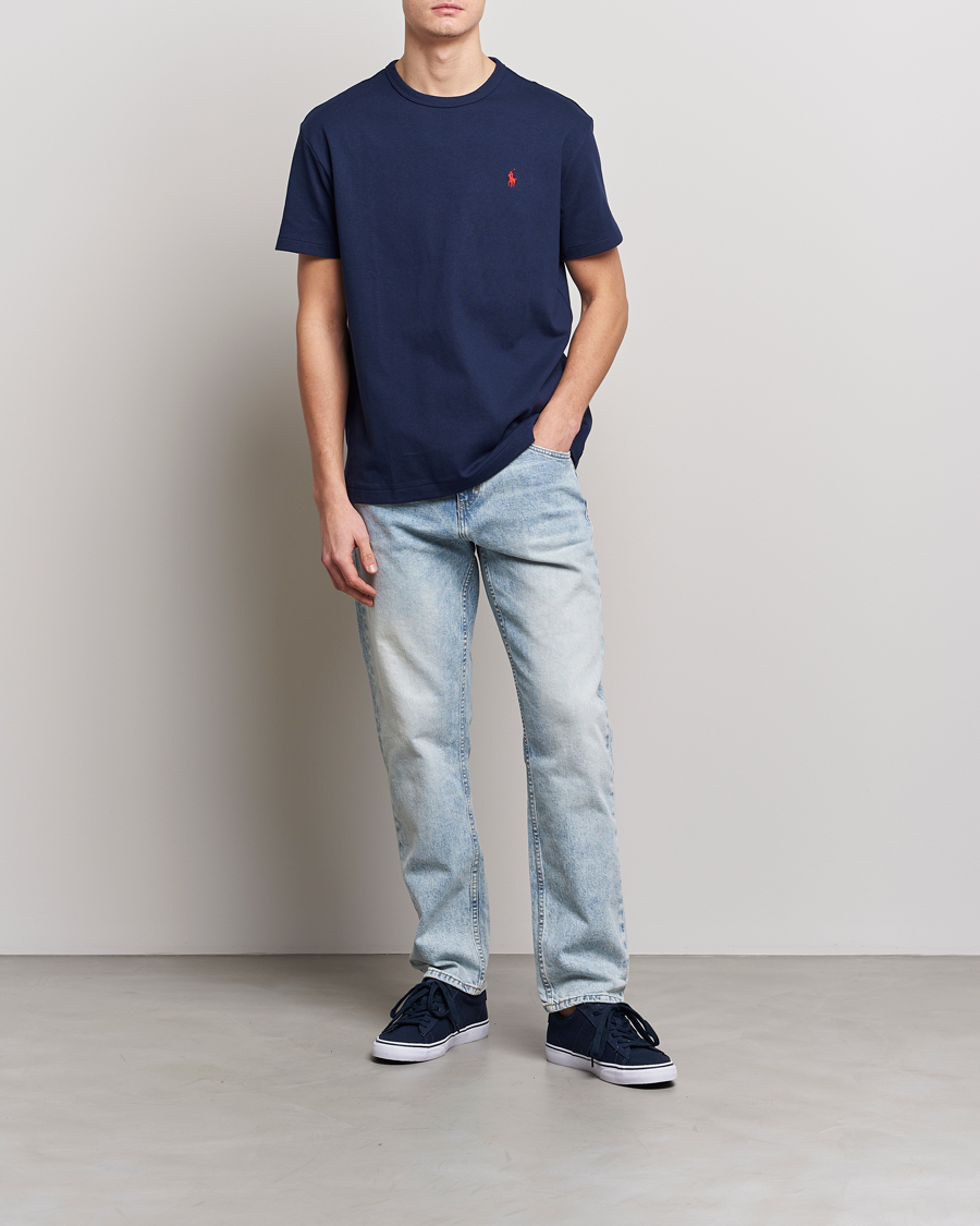 Hombres | Camisetas | Polo Ralph Lauren | Heavyweight Crew Neck T-Shirt Newport Navy