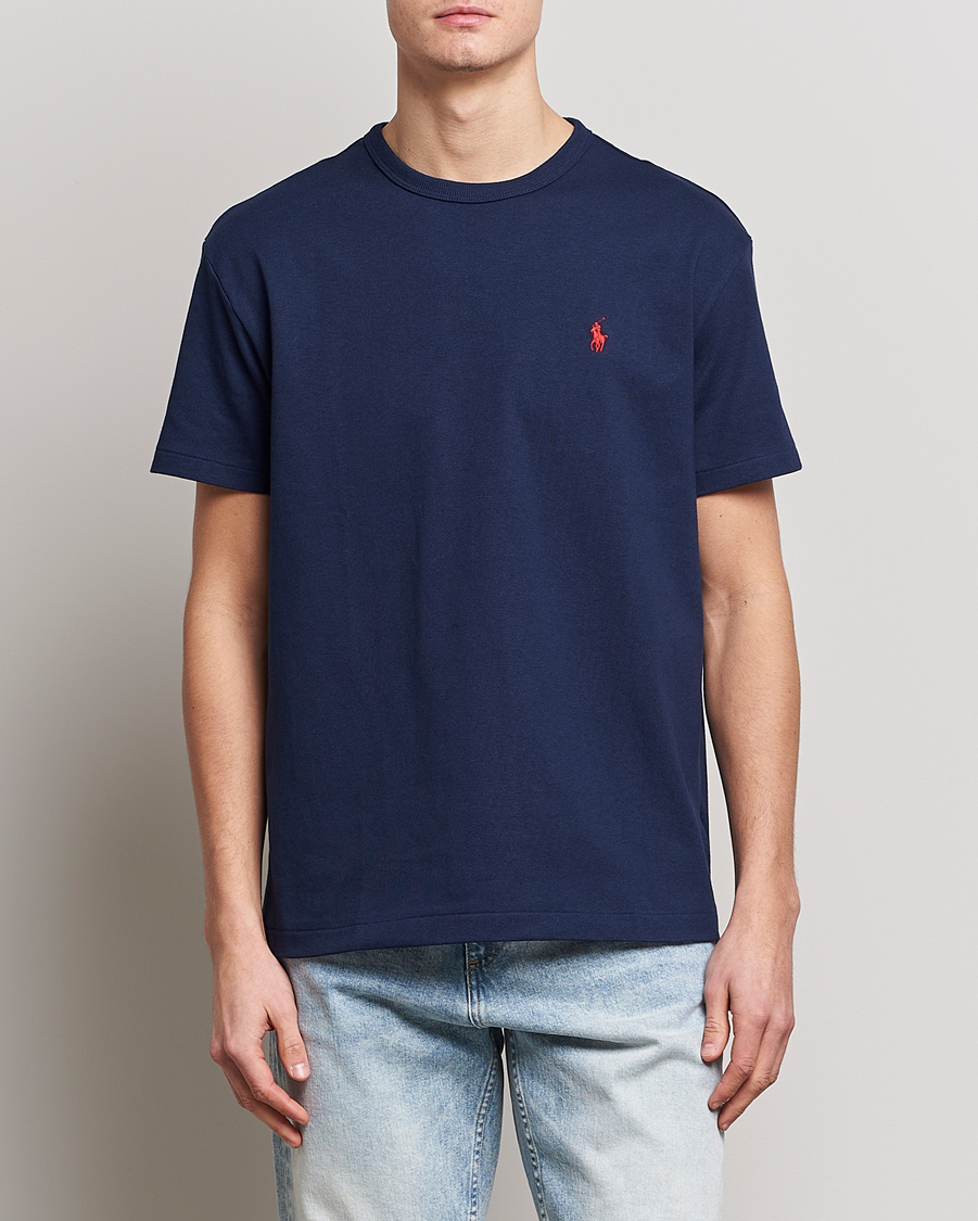 Hombres | Camisetas | Polo Ralph Lauren | Heavyweight Crew Neck T-Shirt Newport Navy