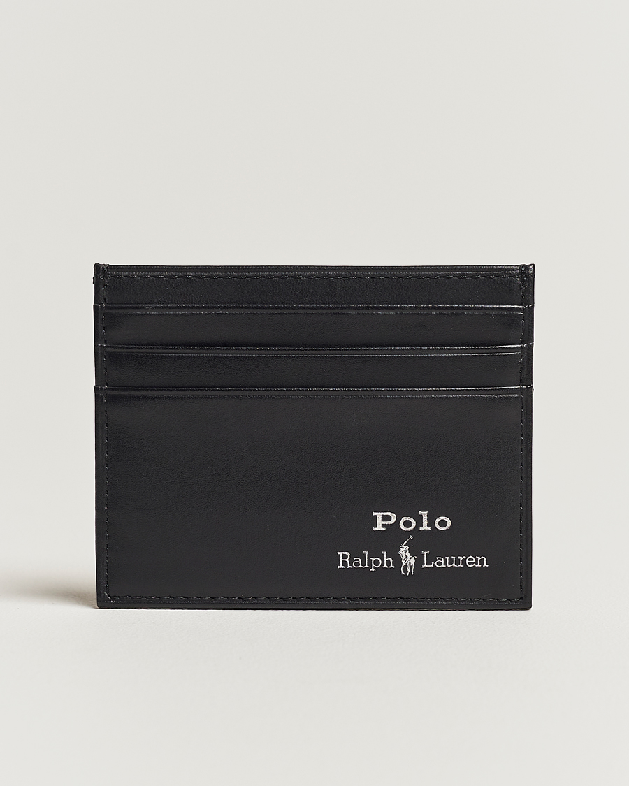 Hombres |  | Polo Ralph Lauren | Smooth Leather Credit Card Case Black