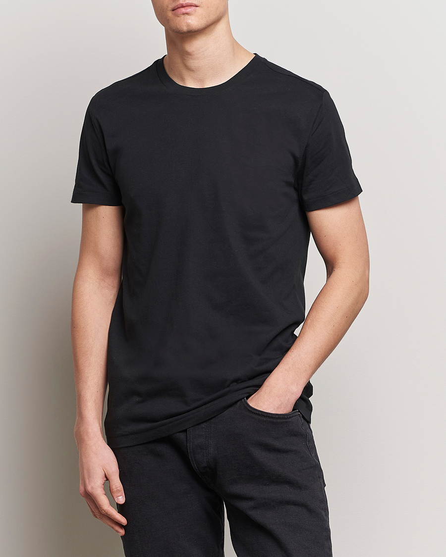 Hombres | Camisetas | Polo Ralph Lauren | 3-Pack Crew Neck T-Shirt White/Black/Andover Heather