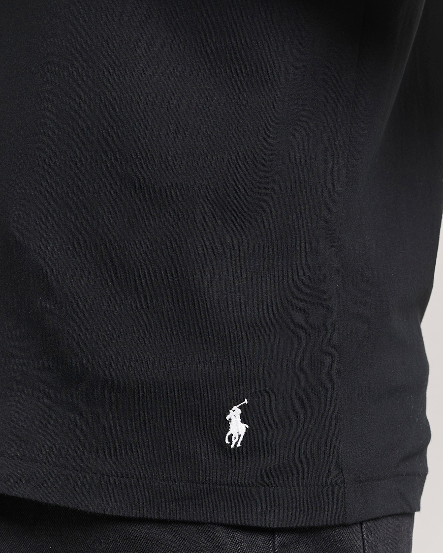 Hombres | Camisetas | Polo Ralph Lauren | 3-Pack Crew Neck T-Shirt White/Black/Andover Heather