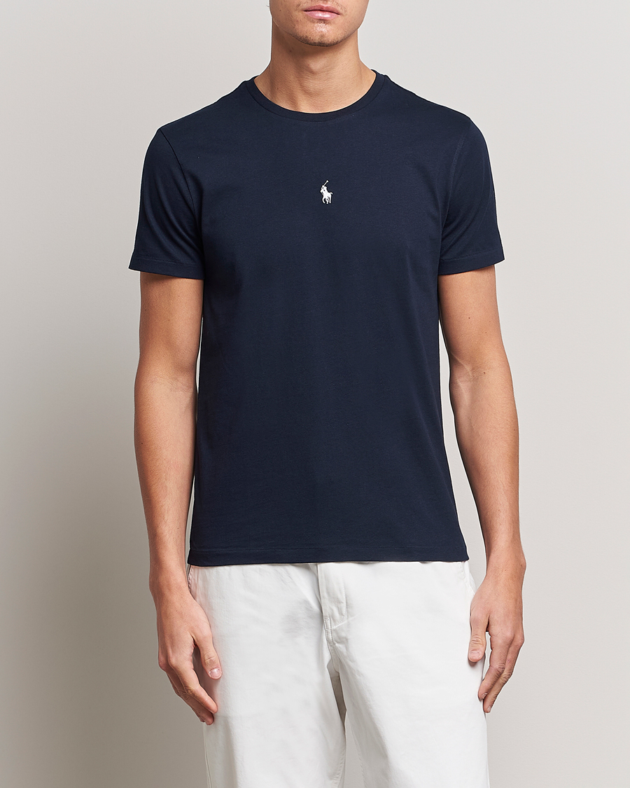 Hombres | Camisetas | Polo Ralph Lauren | Chest Crew Neck Tee Aviator Navy