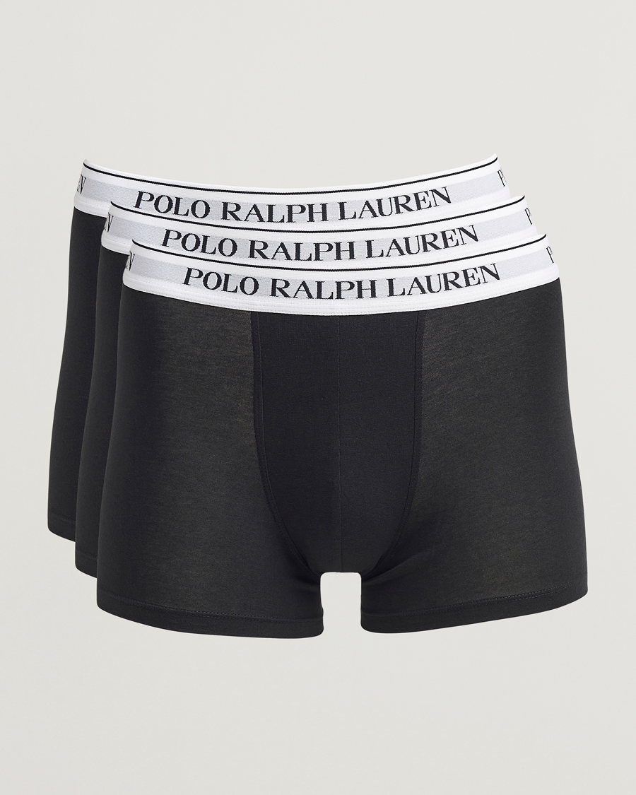 Hombres | Ropa interior y calcetines | Polo Ralph Lauren | 3-Pack Trunk Black