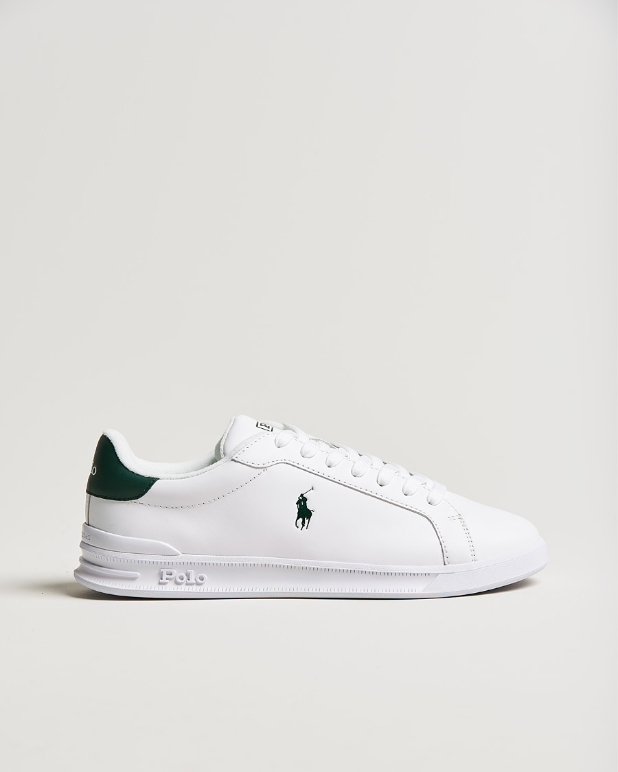 Hombres | Zapatillas | Polo Ralph Lauren | Heritage Court Sneakers White/College Green