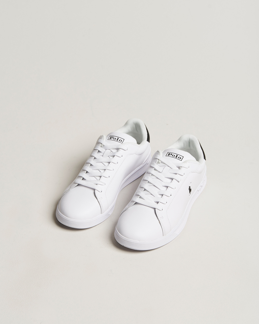Hombres | Zapatillas blancas | Polo Ralph Lauren | Heritage Court Sneaker White/Black