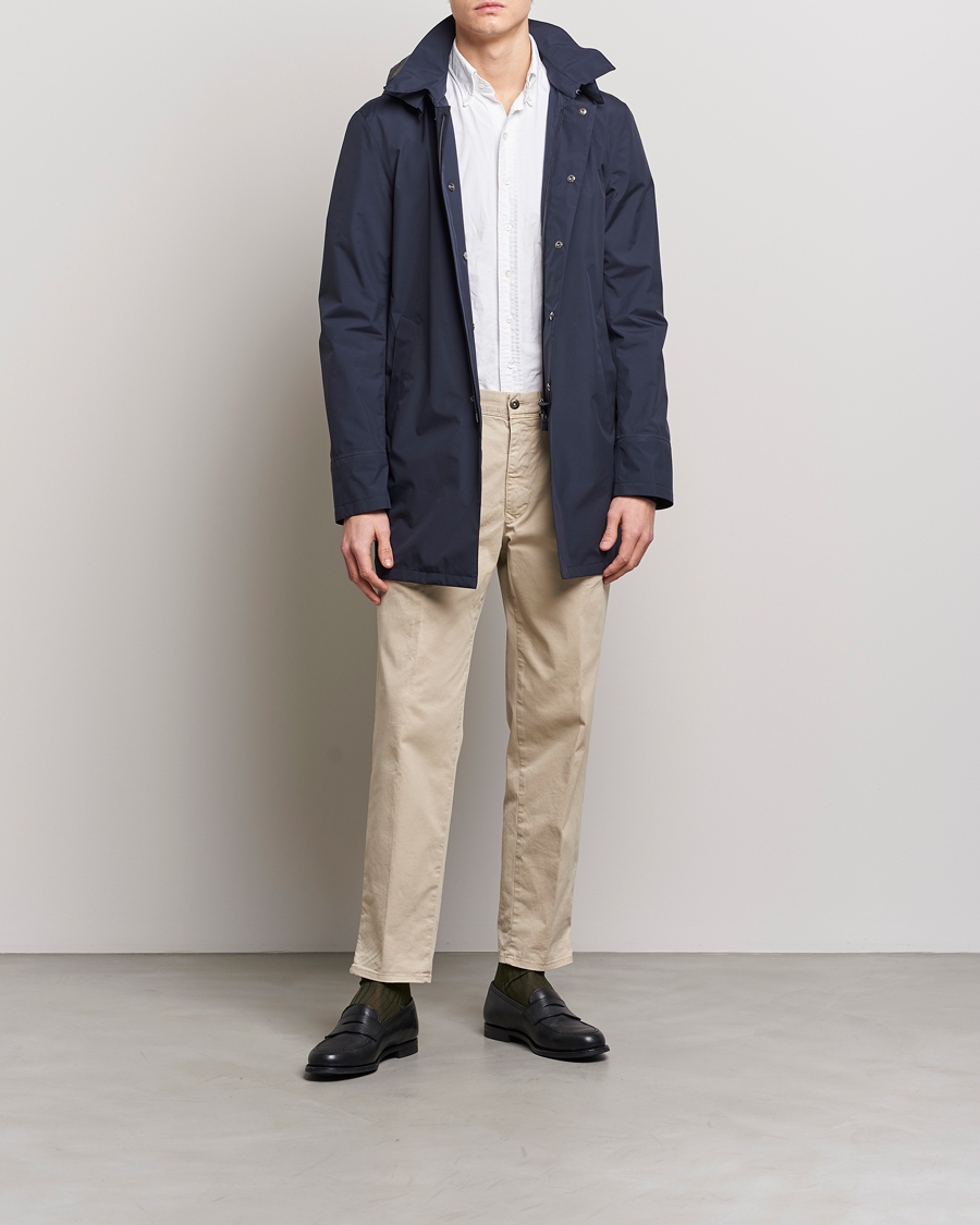 Hombres | Abrigos y chaquetas | Herno | Laminar Waterproof Coat Navy