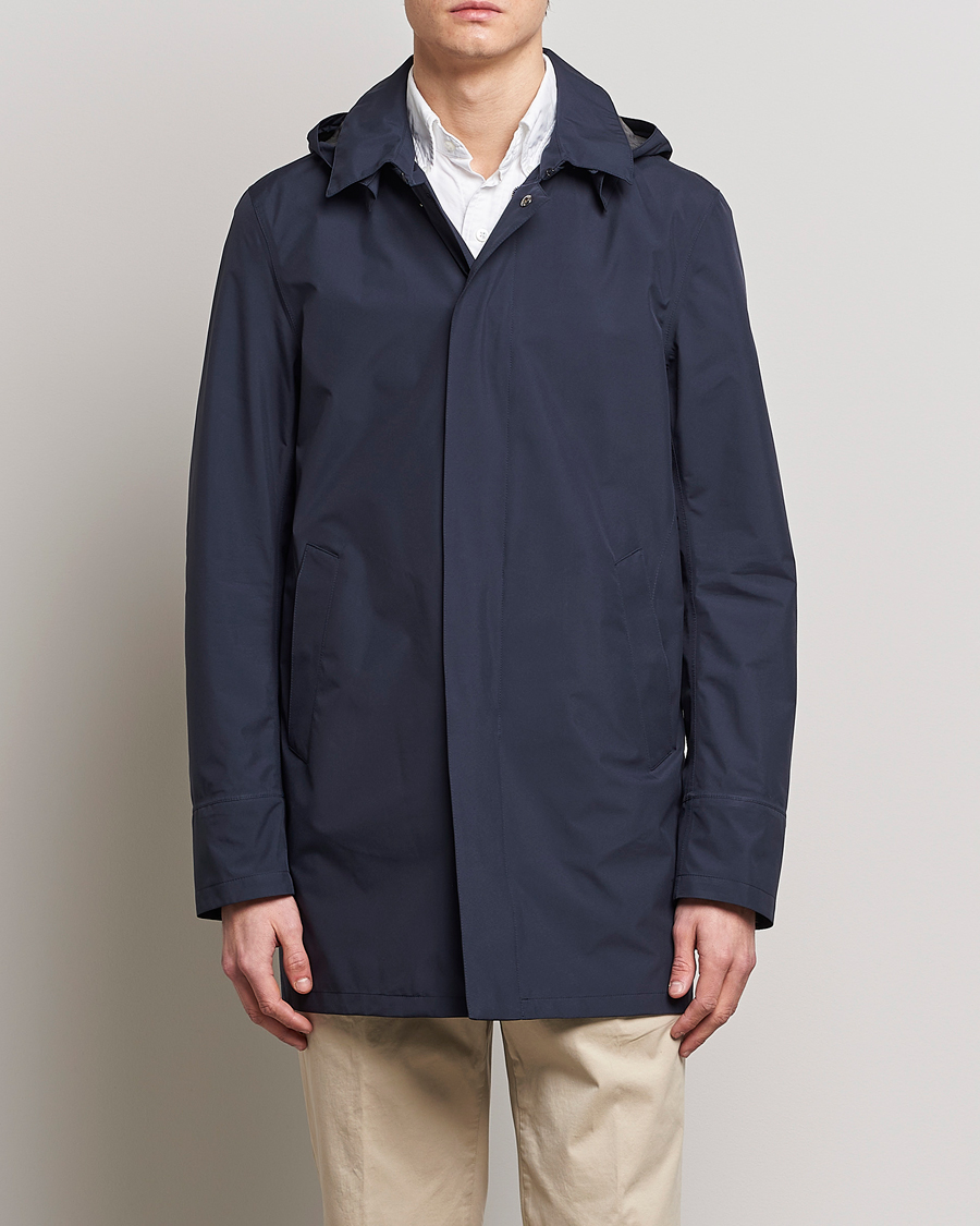 Hombres | Abrigos y chaquetas | Herno | Laminar Waterproof Coat Navy