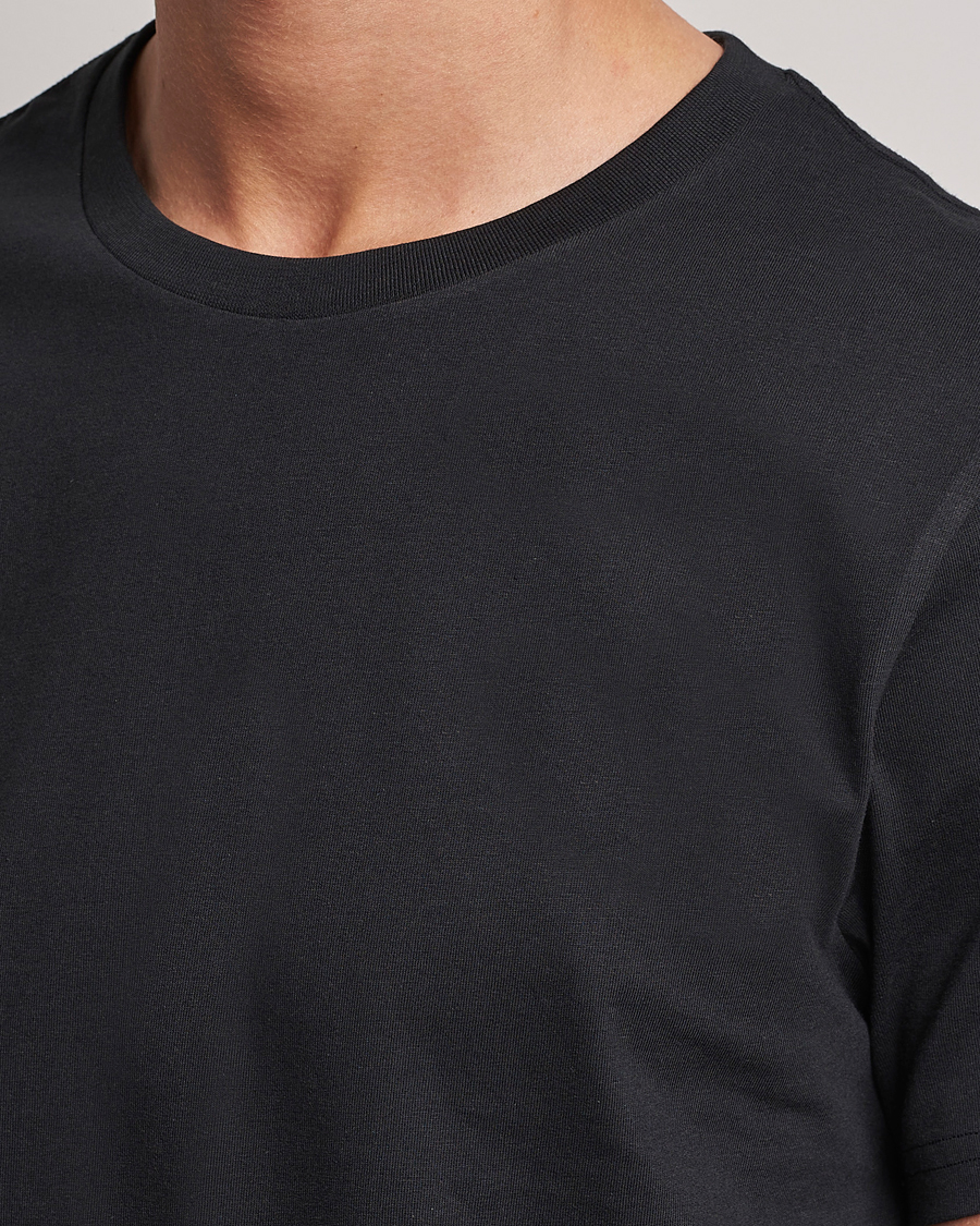 Hombres | Camisetas | Bread & Boxers | Crew Neck Regular T-Shirt Black