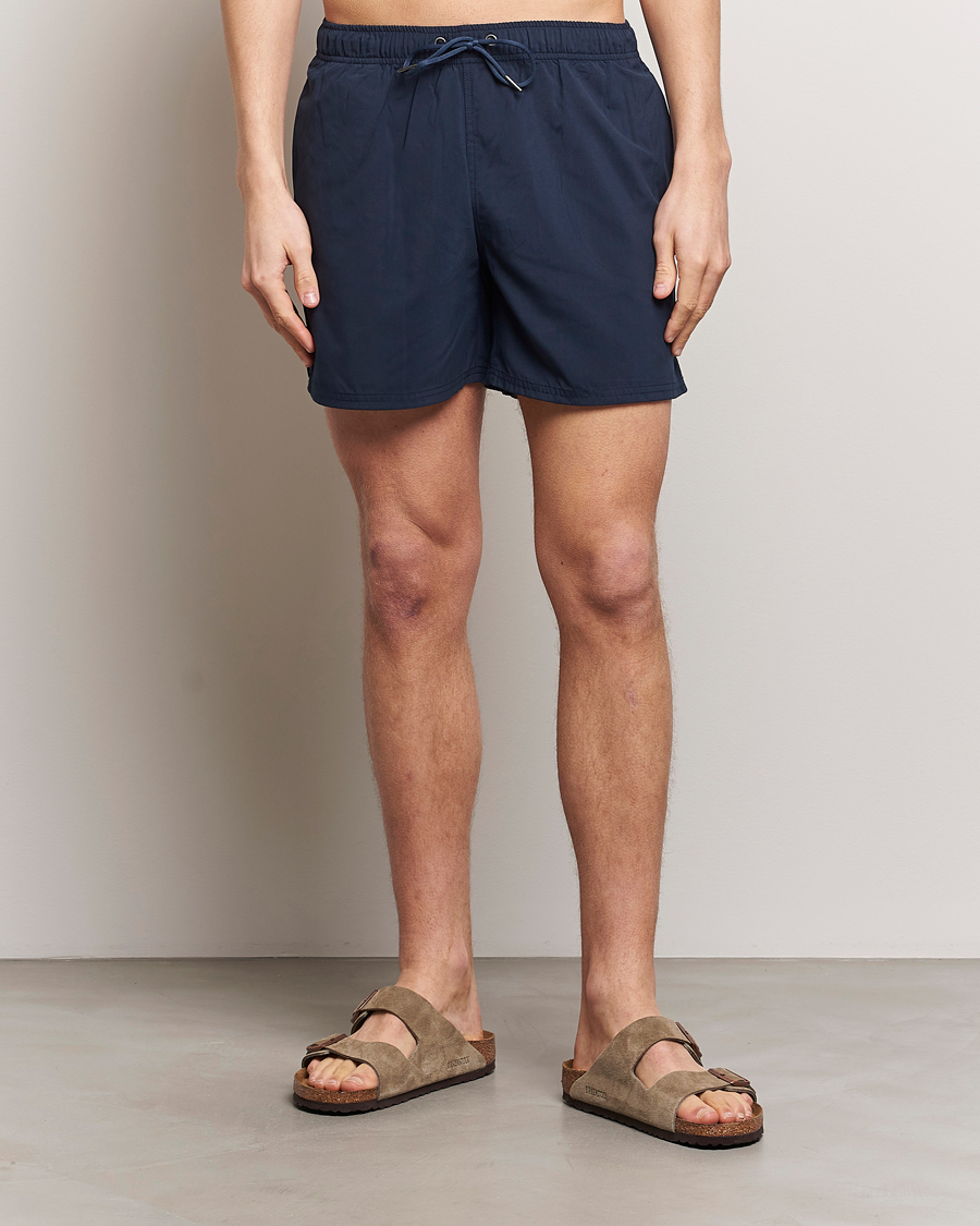 Hombres |  | Bread & Boxers | Swimshorts Navy Blue