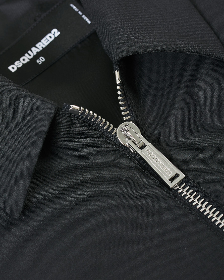 Hombres | Abrigos y chaquetas | Dsquared2 | Fluo Sign Bomber Jacket Black