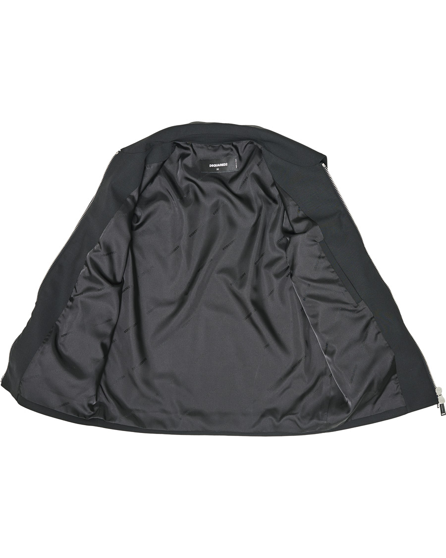 Hombres | Abrigos y chaquetas | Dsquared2 | Fluo Sign Bomber Jacket Black